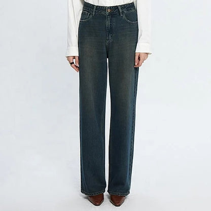 Dark Wash Wide Leg Jeans