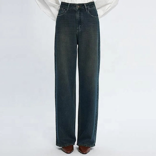 Dark Wash Wide Leg Jeans