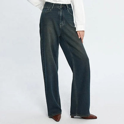 Dark Wash Wide Leg Jeans