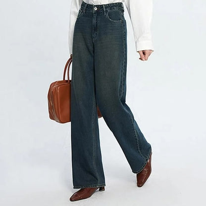 Dark Wash Wide Leg Jeans