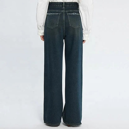 Dark Wash Wide Leg Jeans